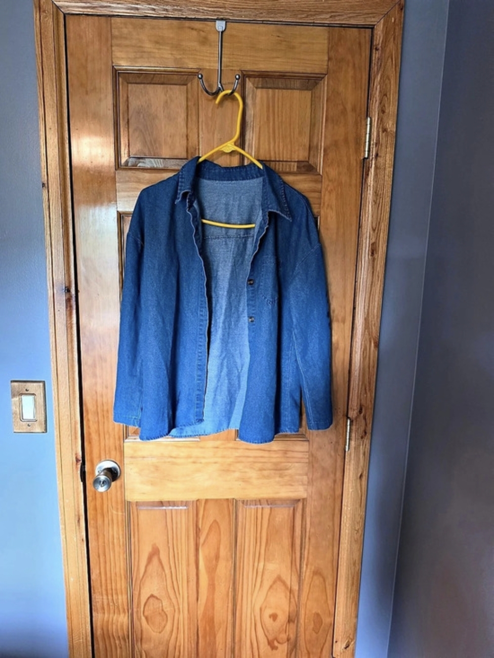Women's Blue Jean Top Small